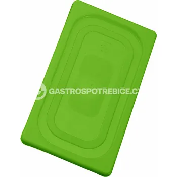 Gastronorm Víko GN 1/9 polypropylenové - zelená