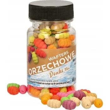 Boilies McKarp Wafters Dumbells Pinki 6-8mm - Ořechové (Nástrahy na Kapry)