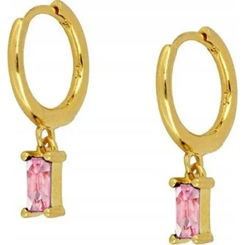 Náušnice MÓDNÍ KLASICKÉ NÁUŠNICE K07 RŮŽOVÉ ZLATO