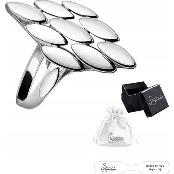 Prsten Prstýnek ryzost 925 Elegantní prsten ROMBY pro ni | vel. 18