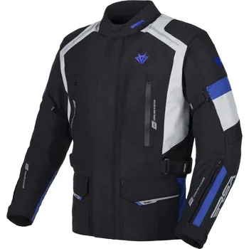 Moto bunda Bunda na motocykl RSA EXO 2 černo-šedo-modrá 4XL