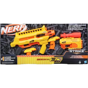 Dětská zbraň Nerf Alpha Strike 4 blastry a šipky