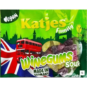 Bonbon Katjes Family Winegums kyselé želé Želé Bonbony 250g z Německa