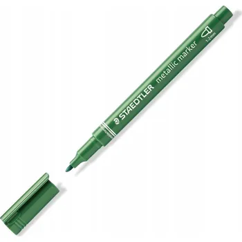 METALICKÝ POPISOVAČ kulatý ZELENÝ Staedtler 1-2 mm DEKORATIVNÍ FIX