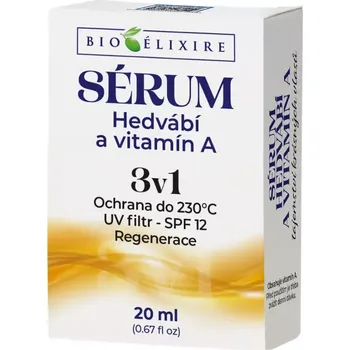 Vlasová regenerace Bioélixire Sérum na vlasy Hedvábí a vitamín A 20 ml