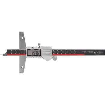 Posuvné měřítko Hloubkoměr digitální bez nosu, kulatá jehla KINEX/K-MET 150 mm, 0,01, DIN 862 (2052-05-150)