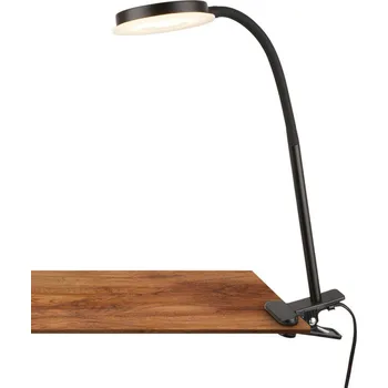 Lampička BRILONER Plegg lampička s klipsem - 3,2W, 350lm, LED, nastavitelné, černá 2195015