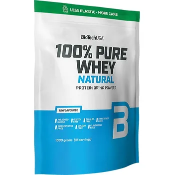 Protein BioTechUSA BioTech USA 100% Pure Whey 1000 g Příchuť: Bez příchutě