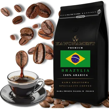Káva Káva zrnková Arabica Kawonament Brazílie 1000 g