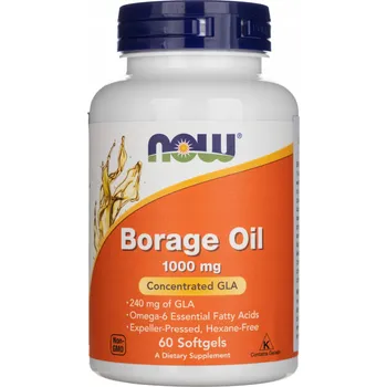 Doplněk stravy Now Foods Brutnákový olej 60 kapslí