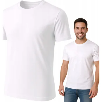 Pánské tričko Pánské tričko bílé bavlněné velikost M 100% bavlna