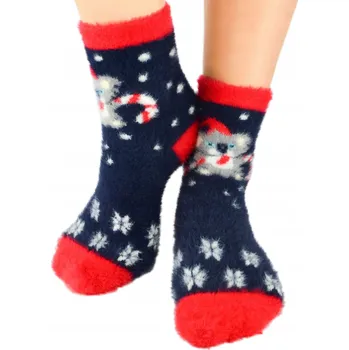 Dámské ponožky Noviti Dámské vánoční chlupaté Ponožky s motivem koaly, velikost 36-41