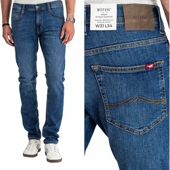Pánské džíny MUSTANG Oregon Tapered Pánské džíny se zúženými nohavicemi Slim W34 L34