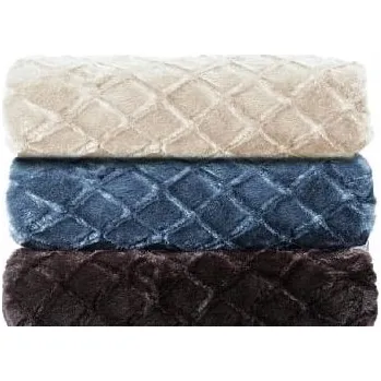 Přehoz na lůžko Přehoz na postel Matex polyester 170 cm x 210 cm šedý