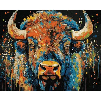 Malování podle čísel iPicasso Výbuch instinktu 40x50 cm na rámu