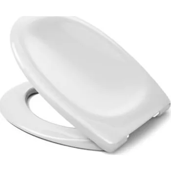 Sedátko klozetové s poklopem a automatickým zavíráním, nerezové panty, CLIVIA VIGOUR