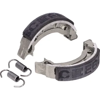 Brzda pro motocykl EBC Sada brzdových paken 90x18 mm pro Zündapp, Kreidler, Puch, Hercules, Tomos, DKW, Piaggio moped, moped s bubnovou brzdou MG00003126