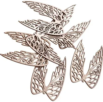 Dřevěná křídla 9 cm / sada 6 kusů