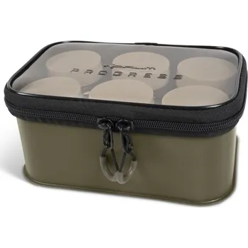 Pouzdro na rybářské vybavení KORUM Pouzdro Progress EVA Hookbait Pouch 6 Tub
