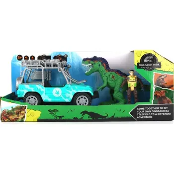 plyšák Dinosauří set s autem DN00557171