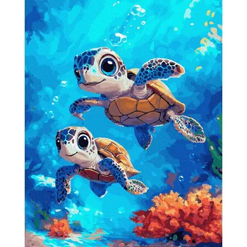 Malování podle čísel iPicasso 40x50 cm na rámu