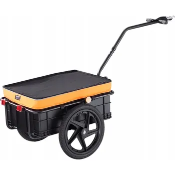 vozík za kolo Skládací cyklovozík / přívěs za kolo pro náklad 88 kg s obalem