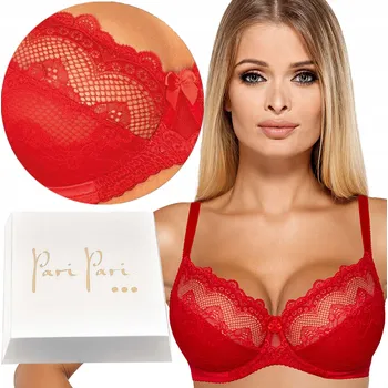 Podprsenka Měkká podprsenka Cassi PariPari červená 75G