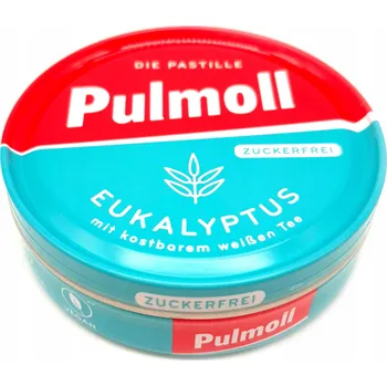Bonbon Bonbóny Pulmoll Eukalyptus Mentol bez cukru 50 g