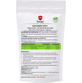 Sango Korál (Mořský Korál) 750 mg 120 kapslí.