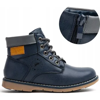 Dámská zimní obuv Kotníkové boty, trapery klasické ZATEPLENÉ chlapecké ZIP lehké módní Wojtyłko