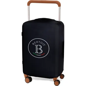Obal na cestovní kufr s širokou rukojetí BERTOO - Napoli black XL