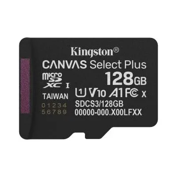 Paměťová karta Kingston Canvas Select Plus/Micro SDXC/128GB/UHS-I U1 / Class 10