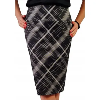 Dámská sukně K&M Krawiectwo midi stužková sukně velikost 40