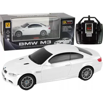 RC model auta DÁLKOVĚ OVLÁDANÉ AUTO RC HRAČKA PRO DĚTI BMW M3 PILOT SVĚTLA