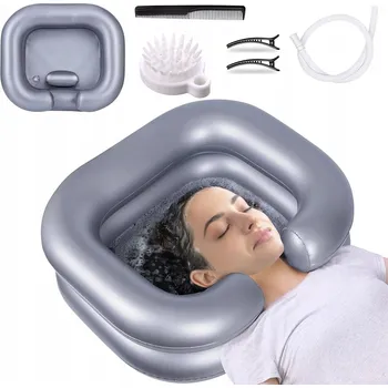 Vrták MISKA NA MYTÍ HLAVY VLASŮ V POSTELI NAFUKOVACÍ SE SPRCHOU