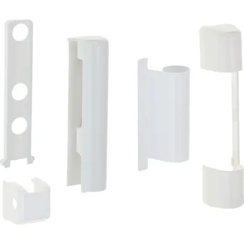 Dveřní kování SIEGENIA Favorit sada krytek pro dřevo Barva: bílá, Směr: pravý