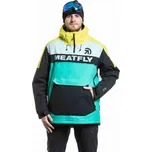 Pánská SNB & SKI bunda Meatfly Zenith tyrkysová/černá/žlutá L