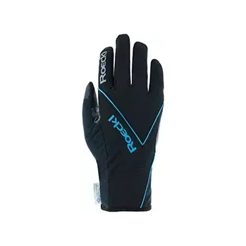 Běžecké rukavice Roeckl Laikko 2 Black/Diva Blue (Běžkařské/biatlonové rukavice)