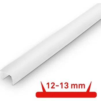 Nástěnné svítidlo BRILONER Pimp your panel difuzor 12-13mm pro nástěnné panely, 130cm, zkrátitelný, klipový, bílá 8043006