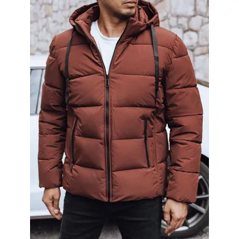 Pánská zimní prošívaná bunda Dstreet TX5061 - výprodej Barva: Béžová, Velikost: M