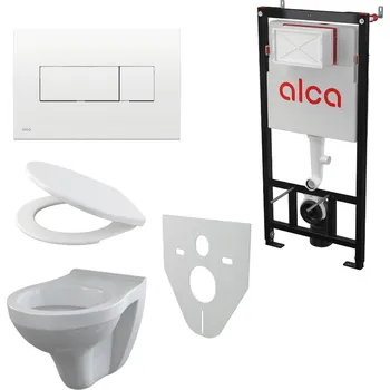 WC sada Set 5v1 pro závěsné WC Alca Sádromodul AM101/1120 WC Aura