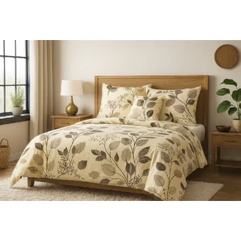 Povlečení Francouzské bavlněné povlečení - Jarní traviny