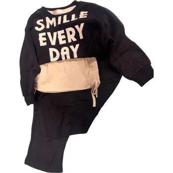 made in Italy Módní pohodlná souprava 25505 barva: černá, Rozměr: 116