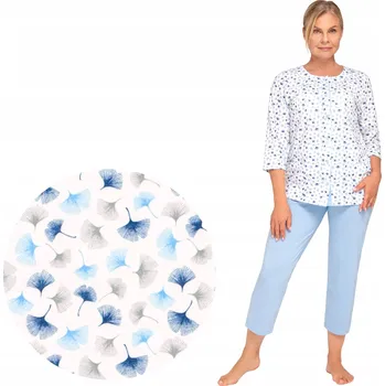 Dámské pyžamo Martel dámské pyžamo bavlna modré velikost L