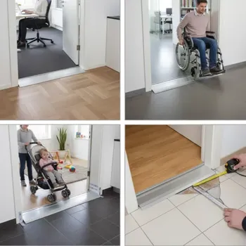 Lišta karosérie Dveřní lišta přejezdová lišta eloxovaná, 3 x 125 x 1000 mm