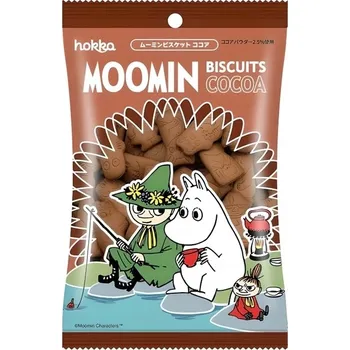 Sušenky Mumínci Moomin Cocoa Biscuits s kakaovou příchutí 60 g Hokka Japonsko