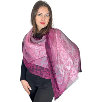 Šála Šál Pašmína - Roselina - Růžová