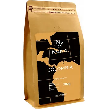 Káva Káva zrnková Arabica NUNO Káva zrnková Colombia 200 g 200 g