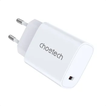 Mobilní telefon Nabíječka do sítě ChoeTech PD 20W Type-C Wall Charger White