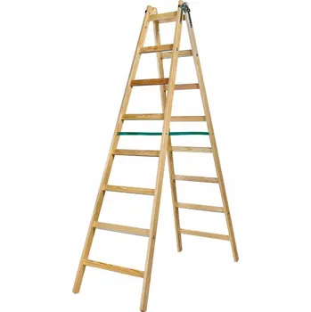 Žebřík ŽEBŘÍK BRAKET PREMIUM 2X8 PŘÍČEK 240 CM